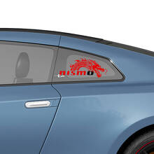 Zijsachtervenster Nismo Dragon Graphics Decals Stickers Kit voor Nissan GT-R
 3