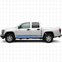 Topografische band deur- en dorpelvinylstrepen voor Chevrolet Colorado 1e generatie 2004-2012_5
