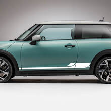 Side Racing L strepen grafische sticker voor Mini Cooper S
 2