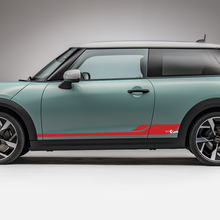 Side Racing L strepen grafische sticker voor Mini Cooper S
 3