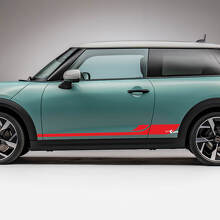 Side Racing L strepen grafische sticker voor Mini Cooper S
 3