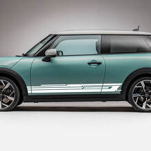 Side Racing L strepen grafische sticker voor Mini Cooper S
 2