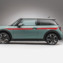 Zijdeuren accent racestrepen grafische sticker voor mini cooper s
 3