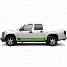 Vintage Band Deur- & Rokerpaneel Vinyl Strepen voor Chevrolet Colorado 1e Gen 2004-2012_3