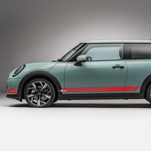 Zijde voordeuren racestrepen grafische sticker voor mini cooper s
 3