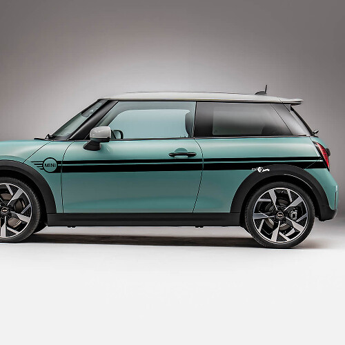 Side Mini Doors Racing Stripes Graphics Decal voor Mini Cooper S
