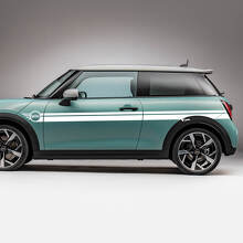 Side Mini Doors Racing Stripes Graphics Decal voor Mini Cooper S
 2
