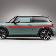Side Mini Doors Racing Stripes Graphics Decal voor Mini Cooper S
 3