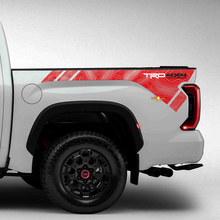 Bed Side TRD Topografische kaart vinylstickers sticker geschikt voor Toyota Tundra
 3