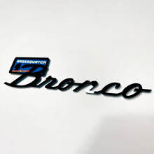 Bronco Sasquatch Fender Badges Tailgate Emblem 3d Badge Black vs Blue
 8