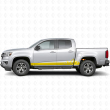 Mountain Range Deur- en Rockerpaneel Vinyl Strepen voor Chevrolet Colorado 2e generatie 2015-2022_3
