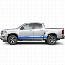 Mountain Range Deur- en Rockerpaneel Vinyl Strepen voor Chevrolet Colorado 2e generatie 2015-2022_5