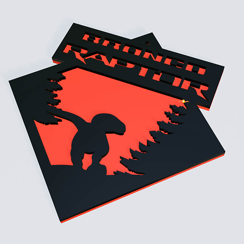 Bronco Raptor -editie Fender Badges Tailgate Emblem 3D Badge
 1