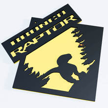 Bronco Raptor -editie Fender Badges Tailgate Emblem 3D Badge
 3