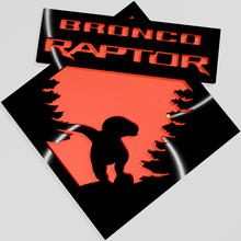 Bronco Raptor -editie Fender Badges Tailgate Emblem 3D Badge
 5