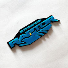 Bronco Raptor -editie Fender Badges Tailgate Emblem 3D Badge 3
 6