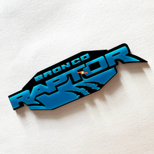 Bronco Raptor -editie Fender Badges Tailgate Emblem 3D Badge 3
 7