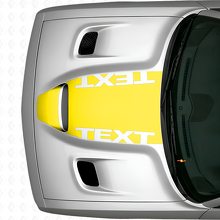 Blackout Custom Tekst Motorkap Vinyl Sticker voor Dodge Challenger_6