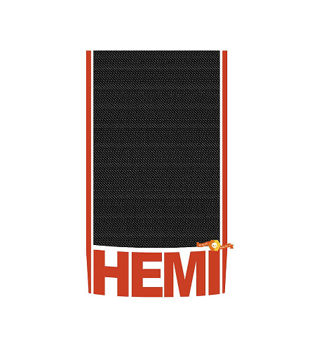 Hemi Carbon Vinyl Racing Hood Stripe Decal Sticker voor Dodge Durango
