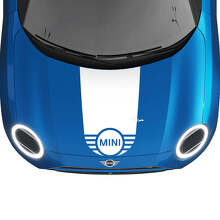 MINI Motorkap Racing Centrale Streep Rally Sticker graphics sticker voor MINI Cooper
 2