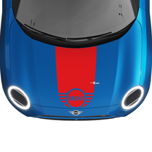 Mini Hood Racing Central Stripe Rally Decal grafische sticker voor Mini Cooper
 3