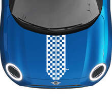 Mini Hood Racing Central Stripe Rally Decal grafische sticker voor Mini Cooper
 2