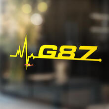 BMW G87 is in mijn bloed hartpulsraam sticker sticker sticker sticker sticker grafisch
 3