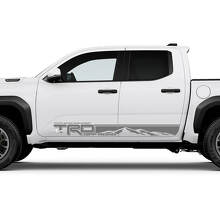 TRD Off Road Mountains Side Rocker Panel Stickers Stickers voor Toyota Tacoma Vierde generatie
 2