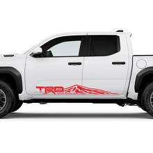 TRD Off Road Mountains Side Rocker Panel Stickers Stickers voor Toyota Tacoma Vierde generatie
 2