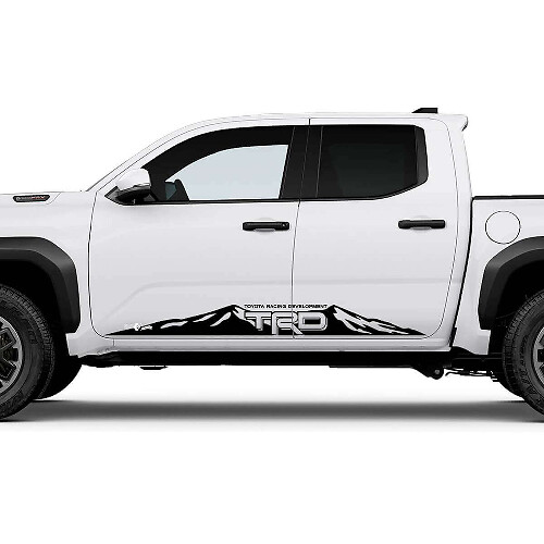 TRD off Road Mountains Deur Zijscherm Rocker Panel Stickers 2 voor Toyota Tacoma 4e Gen