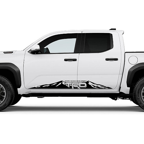 TRD off Road Mountains Side Rocker Panel Decals Stickers voor Toyota Tacoma 4e Gen 2
