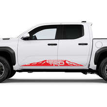 TRD off Road Mountains Deur Zijscherm Rocker Panel Stickers 2 voor Toyota Tacoma 4e Gen 3
