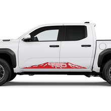 TRD Off Road Mountains Side Rocker Panel Decals Stickers voor Toyota Tacoma 4e Gen 2
 3
