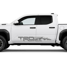 TRD off Road Mountains Forest Side Rocker Panel Decals Stickers voor Toyota Tacoma 4e generatie
 2