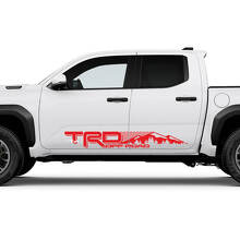 TRD off Road Mountains Forest Side Rocker Panel Decals Stickers voor Toyota Tacoma 4e generatie
 3