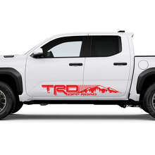 TRD off Road Mountains Forest Side Rocker Panel Decals Stickers voor Toyota Tacoma 4e generatie
 3