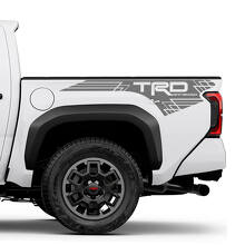 TRD Off Road geometrische stijl vinylsticker voor de zijwand van Toyota Tacoma_2