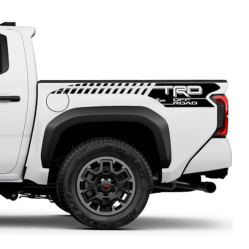 TRD Off-Road Strobe Strepen Vinyl Sticker voor Toyota Tacoma
