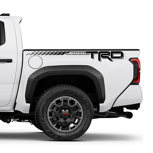 TRD Off Road Bedide Truck Decals Stickers voor Toyota Tacoma 4e Gen 1
