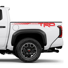 Lettering TRD-logo Bedside Truck geruite streep decals stickers voor Toyota Tacoma 4e generatie 3