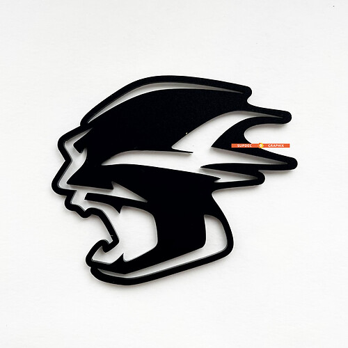 Banshee Custom 3D Badge Fender Badges Tailgate Emblem Front Grille Badge Fit Dodge Charger Daytona Srt 2
 1
