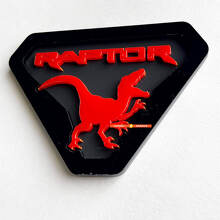 Dinosaurus 3D Achterklep Embleem Badge voor Power Truck_2