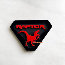 Dinosaurus 3D Achterklep Embleem Badge voor Power Truck_4