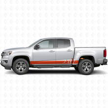 Alpine Ridge Deur- en Sierlijst Vinyl Strepen voor Chevrolet Colorado 2e Gen 2015-2022_4