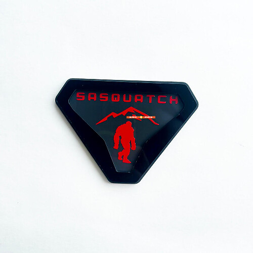Sasquatch Yeti Bigfoot 3D spatbord- of achterklep-embleem