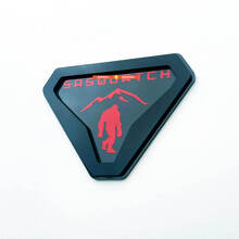 Sasquatch Yeti Bigfoot 3D spatbord- of achterklep-embleem_6