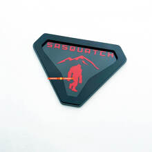 Sasquatch Yeti Bigfoot 3D spatbord- of achterklep-embleem_7