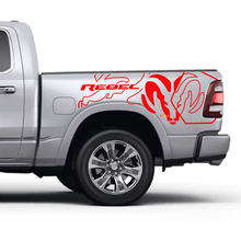 Bed rebellen stickers stickers side graphics voor Dodge Ram Rebel
 3