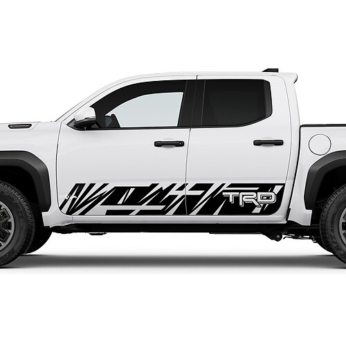 TRD Off Road Mountains Side Rocker Panel Stickers Stickers voor Toyota Tacoma Vierde generatie
 1