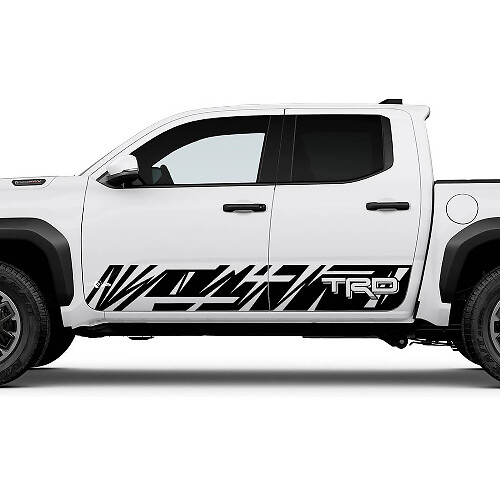 TRD Off Road Mountains Side Rocker Panel Stickers Stickers voor Toyota Tacoma Vierde generatie
